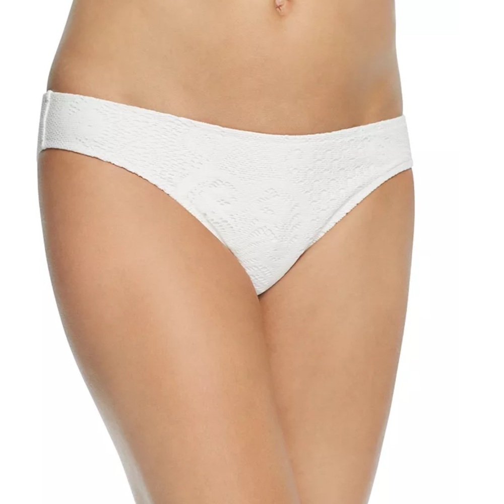 Eberjey Playa Del Coco Valentina Bikini Bottom Ecru